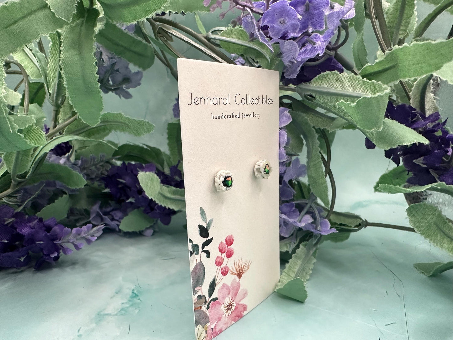 California Roll Sushi inspired Stud Earrings