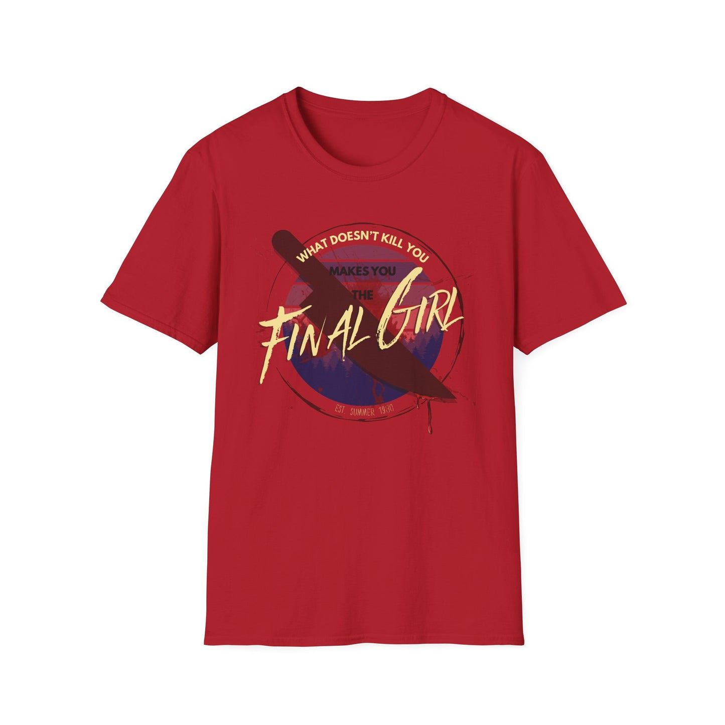 Final Girl Horror T-Shirt for Halloween