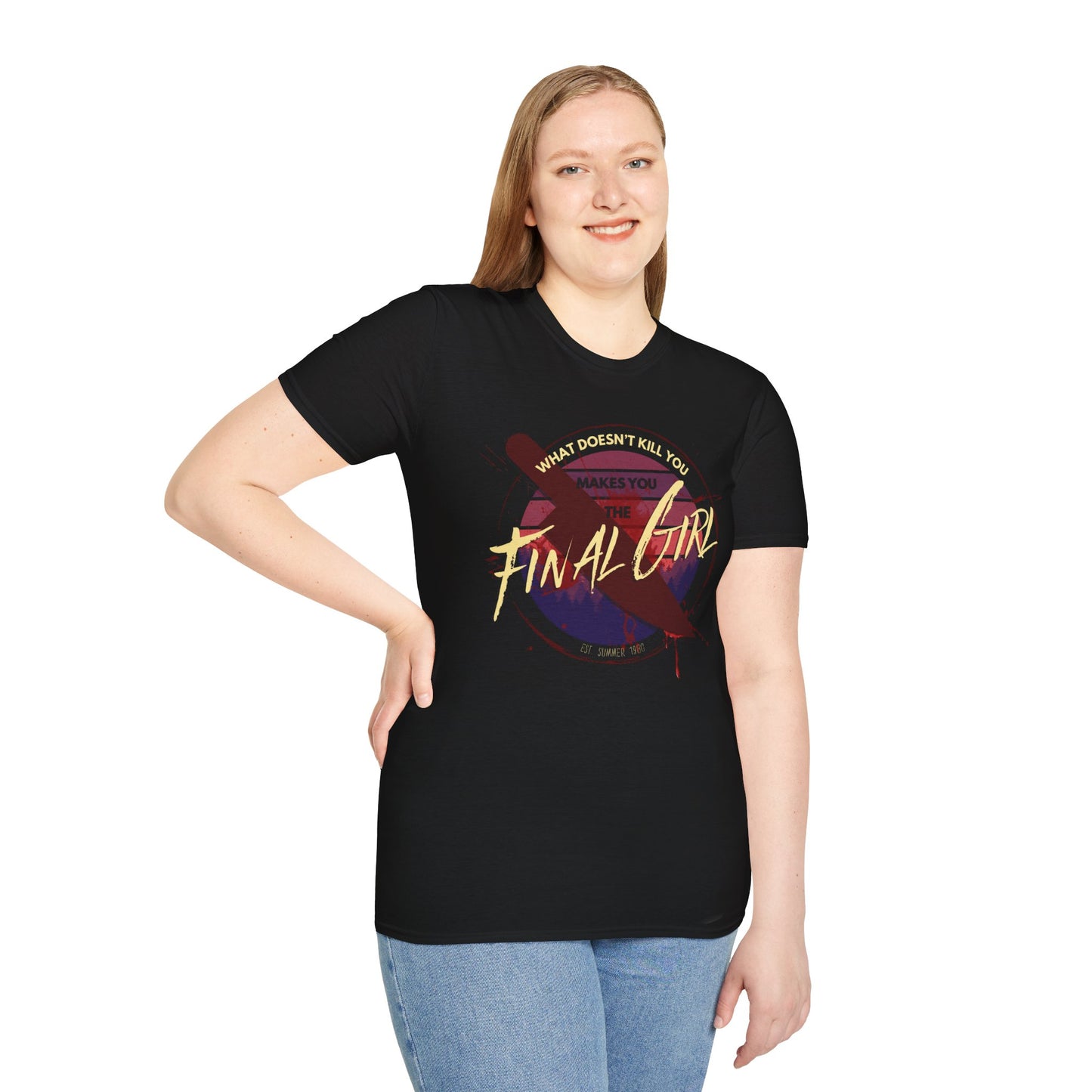 Final Girl Horror T-Shirt for Halloween