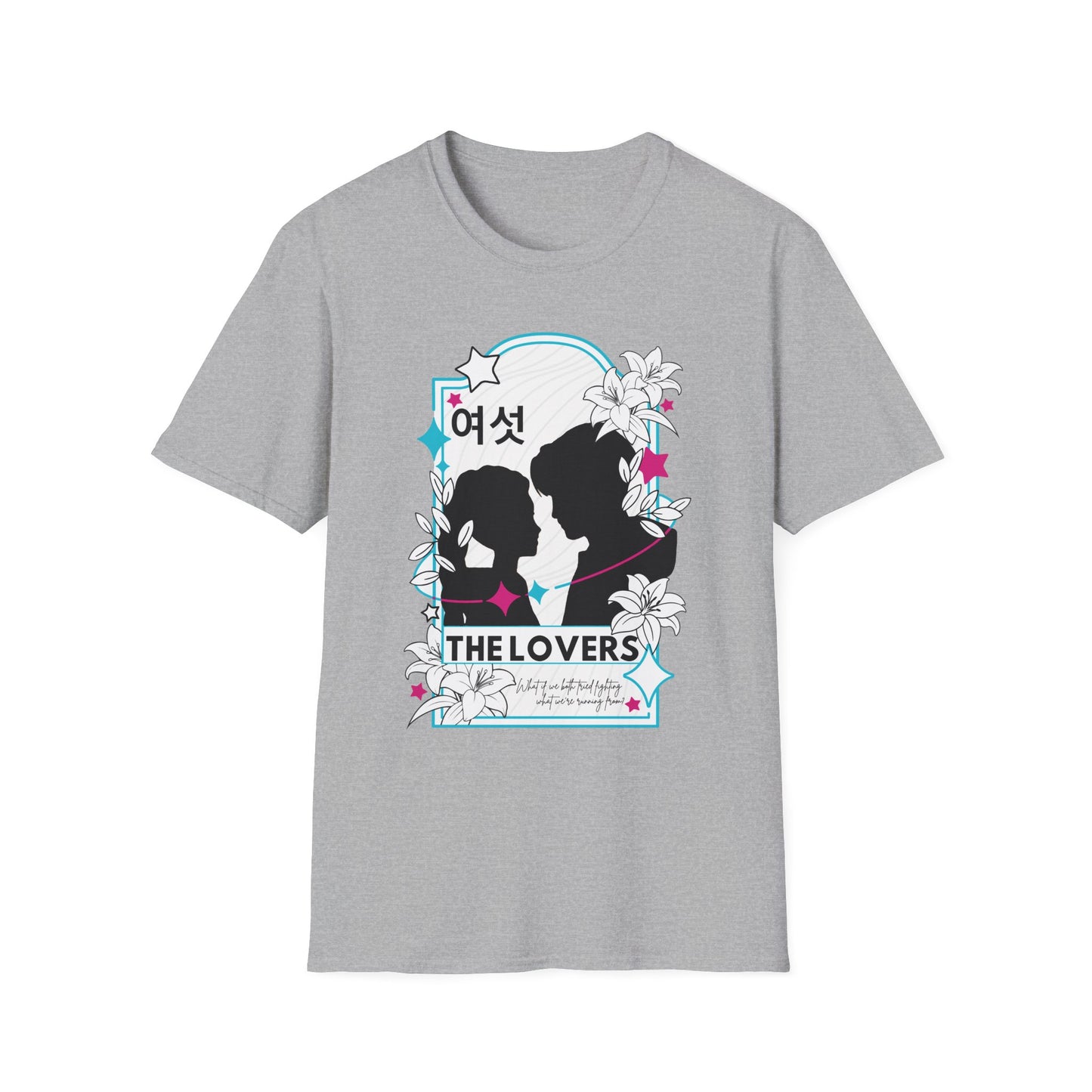 KPOP Demon Hunters Rumi Jinu Lovers Tarot Card Unisex Softstyle T-Shirt