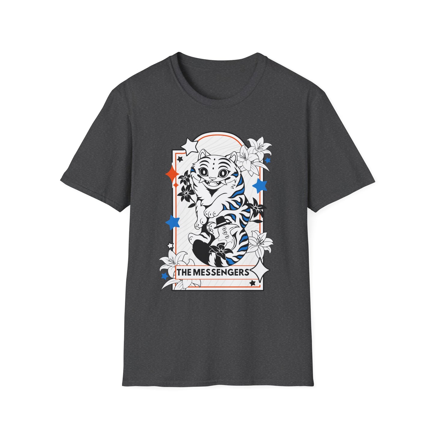 KPOP Derpy Tiger Tarot Softstyle T-Shirt