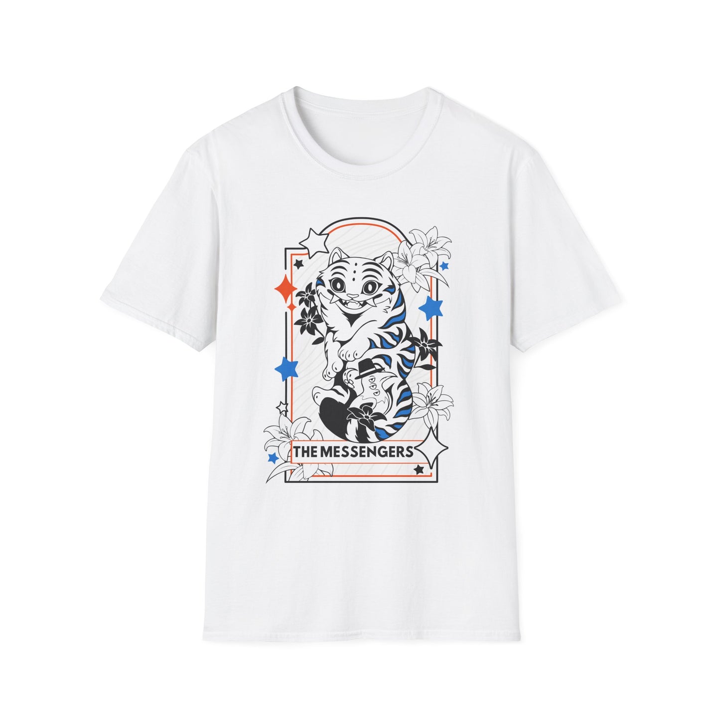 KPOP Derpy Tiger Tarot Softstyle T-Shirt