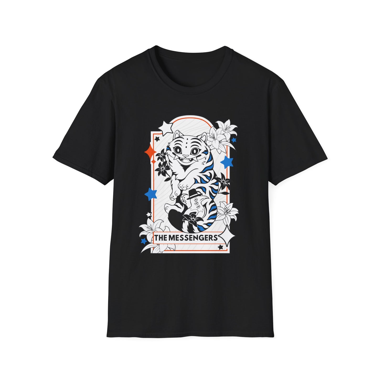 KPOP Derpy Tiger Tarot Softstyle T-Shirt