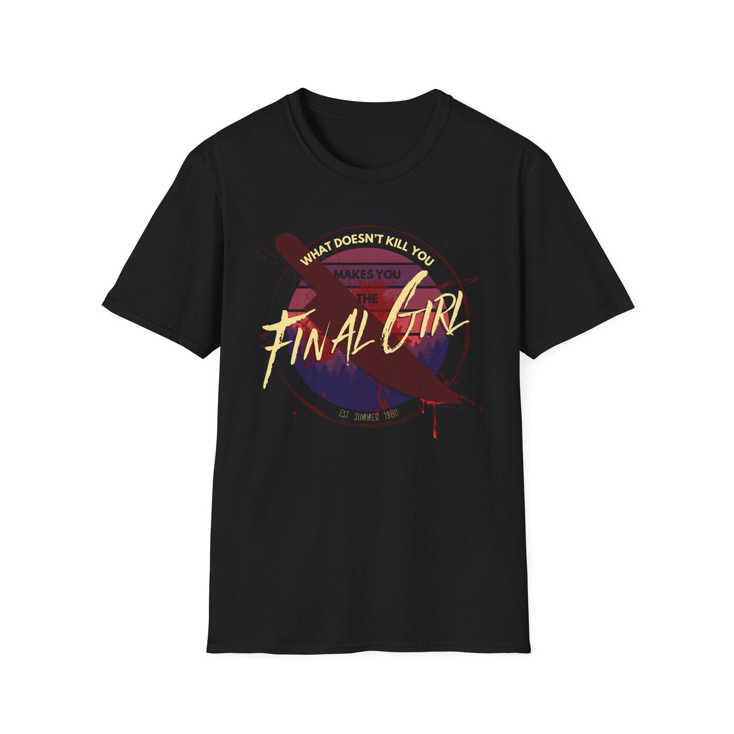 Final Girl Horror T-Shirt for Halloween