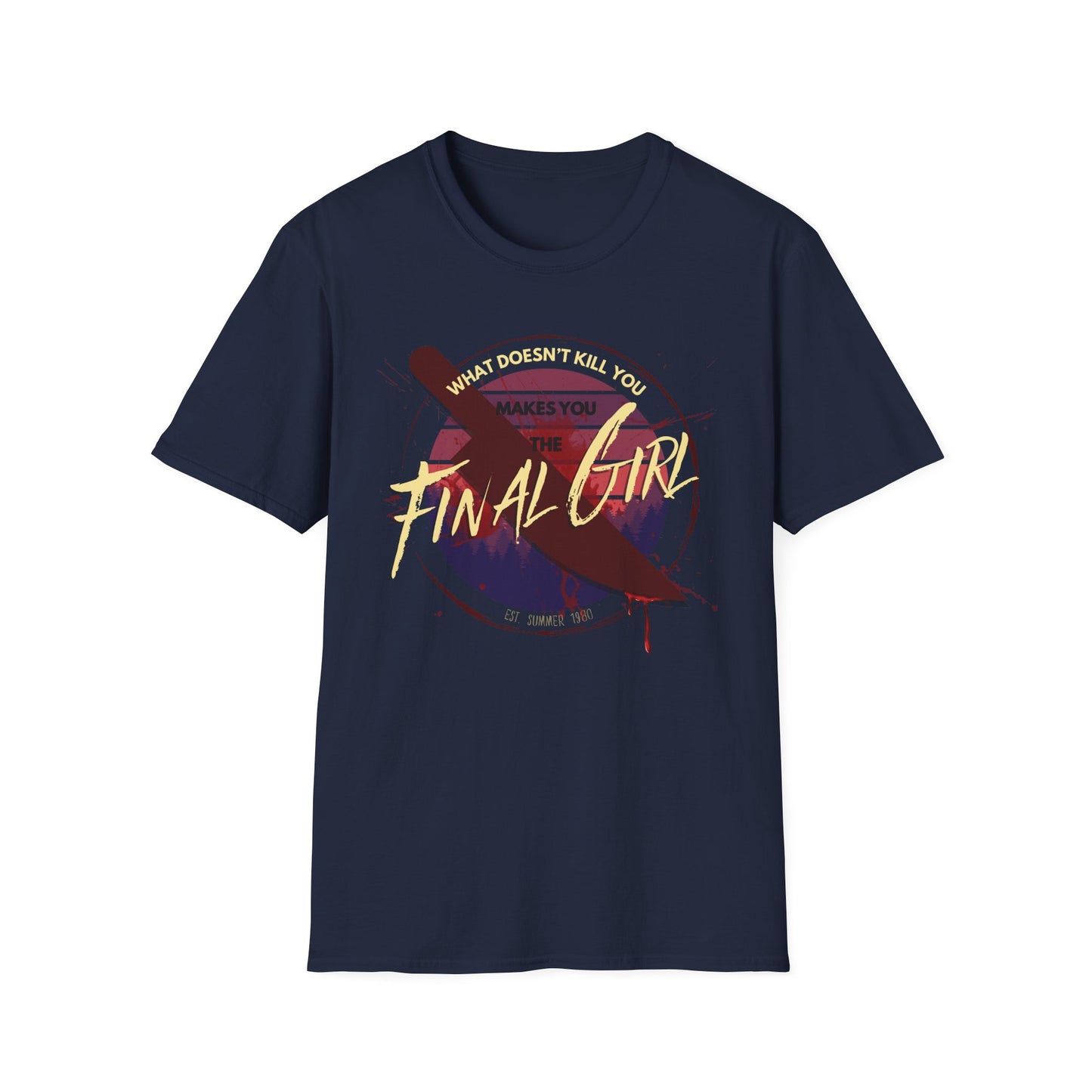 Final Girl Horror T-Shirt for Halloween