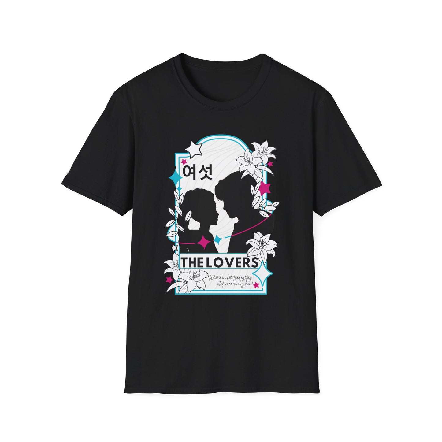 KPOP Demon Hunters Rumi Jinu Lovers Tarot Card Unisex Softstyle T-Shirt