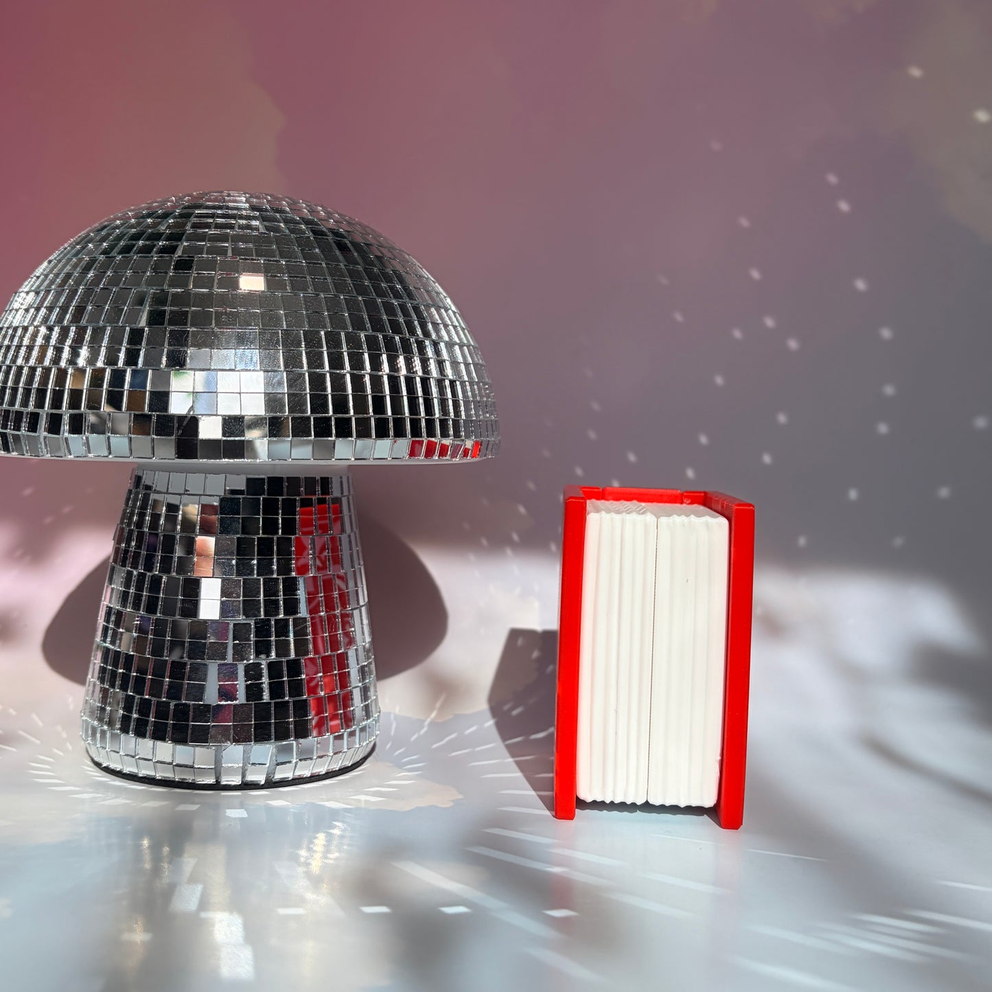Valentine themed book fidget clicker with chocolate box interior.