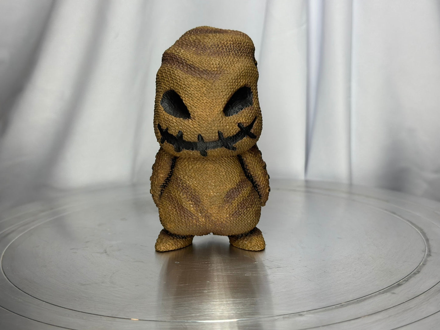 Oogie Boogie Chibi Figure: 3D Printed, Painted PLA Filament