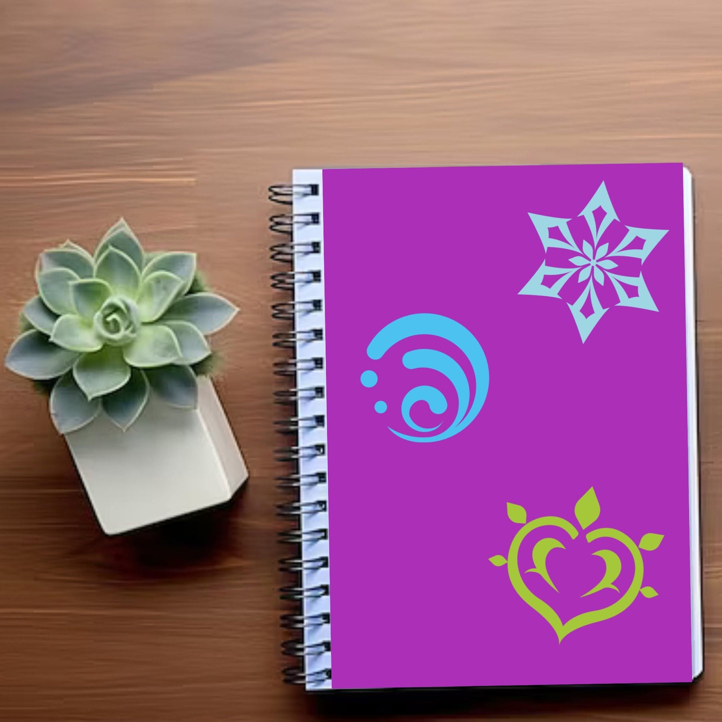 Vinyl stickers featuring Genshin Impact element symbols. Waterproof and durable, ideal for decorating laptops, water bottles, and notebooks. A perfect gift for Genshin Impact fans. Customize your gear with style.