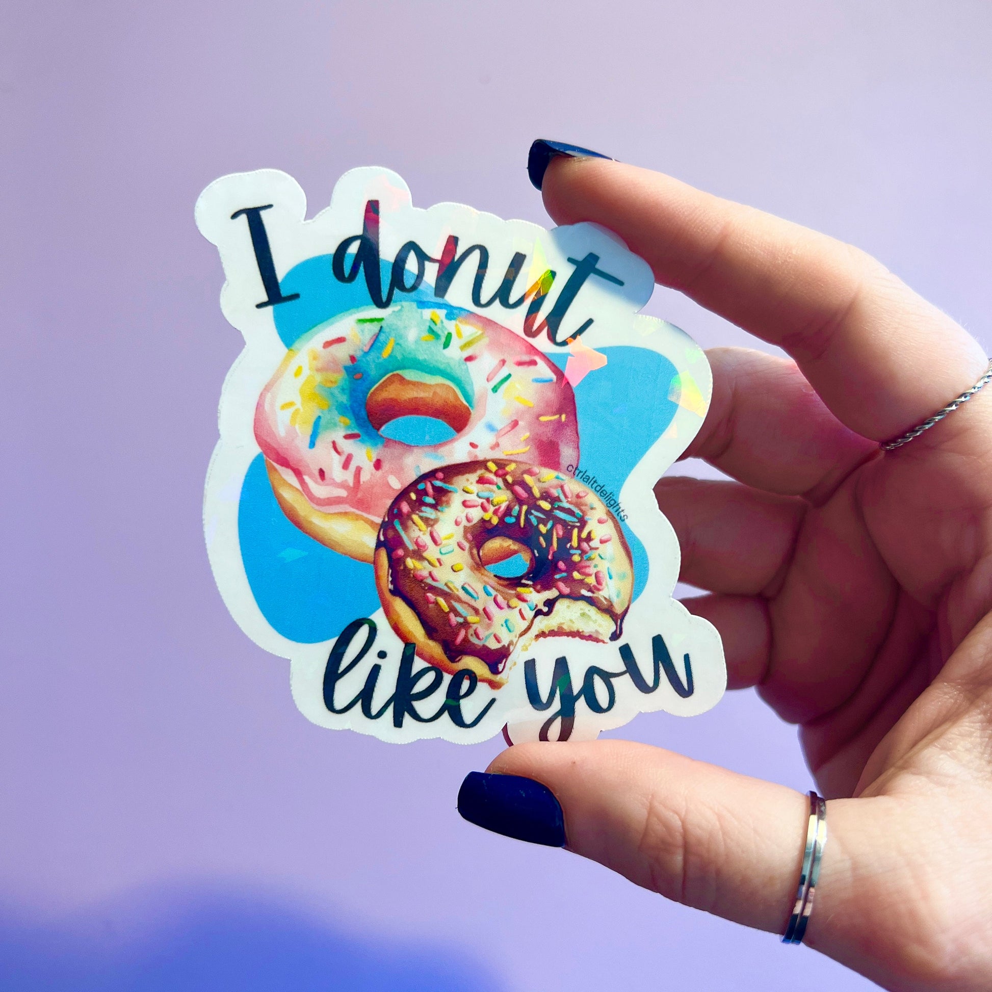 I Donut Like You Funny Donut Sticker | Cute Food Pun Sticker CtrlAltDelights I Donut Like You Funny Donut Sticker | Cute Food Pun Sticker CtrlAltDelights