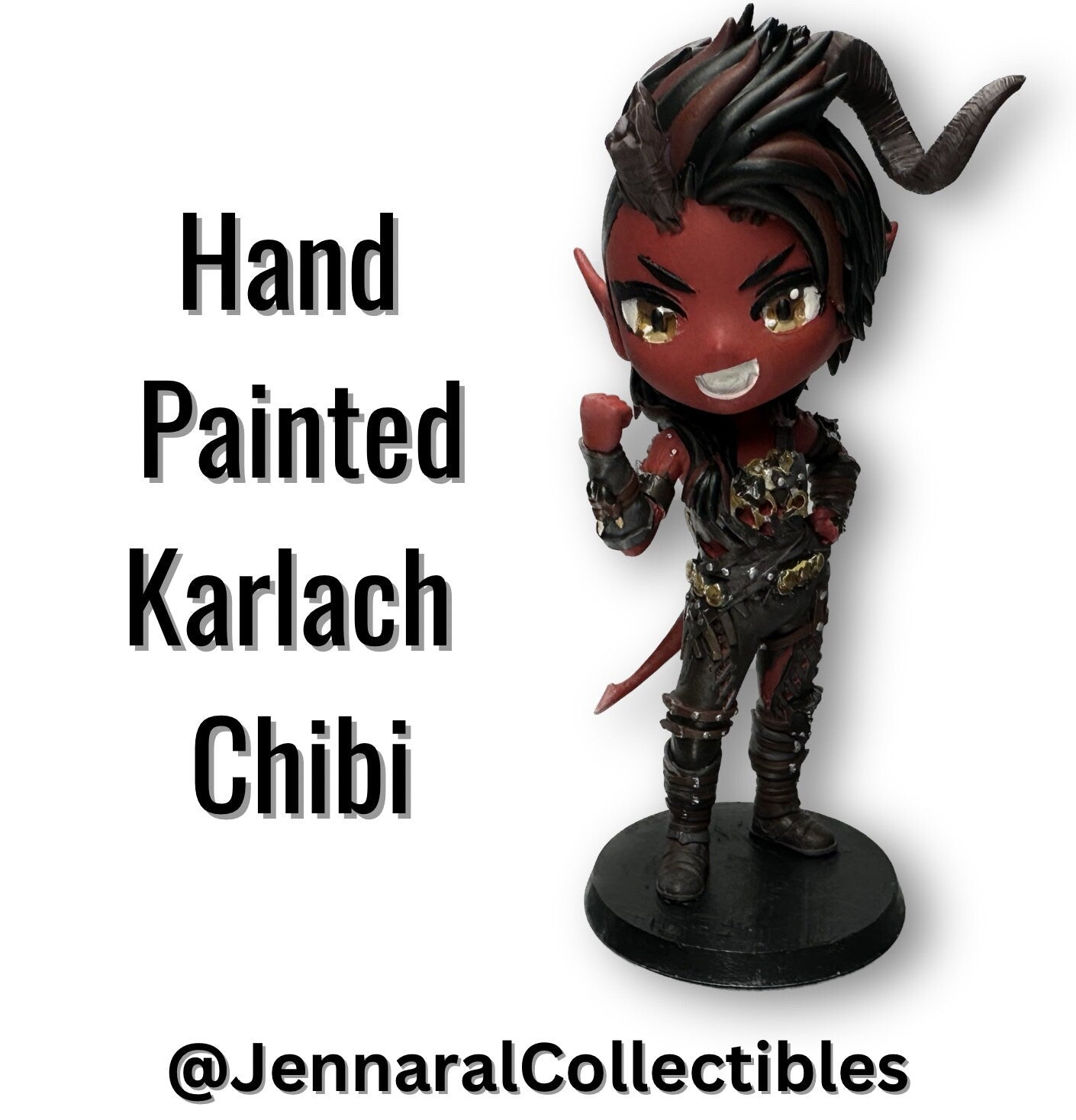 Baldur's Gate 3 Karlach Chibi Figurine, 106mm