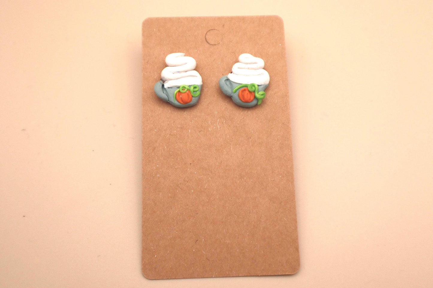 Pumpkin Spice Latte PSL Mug Stud Earrings