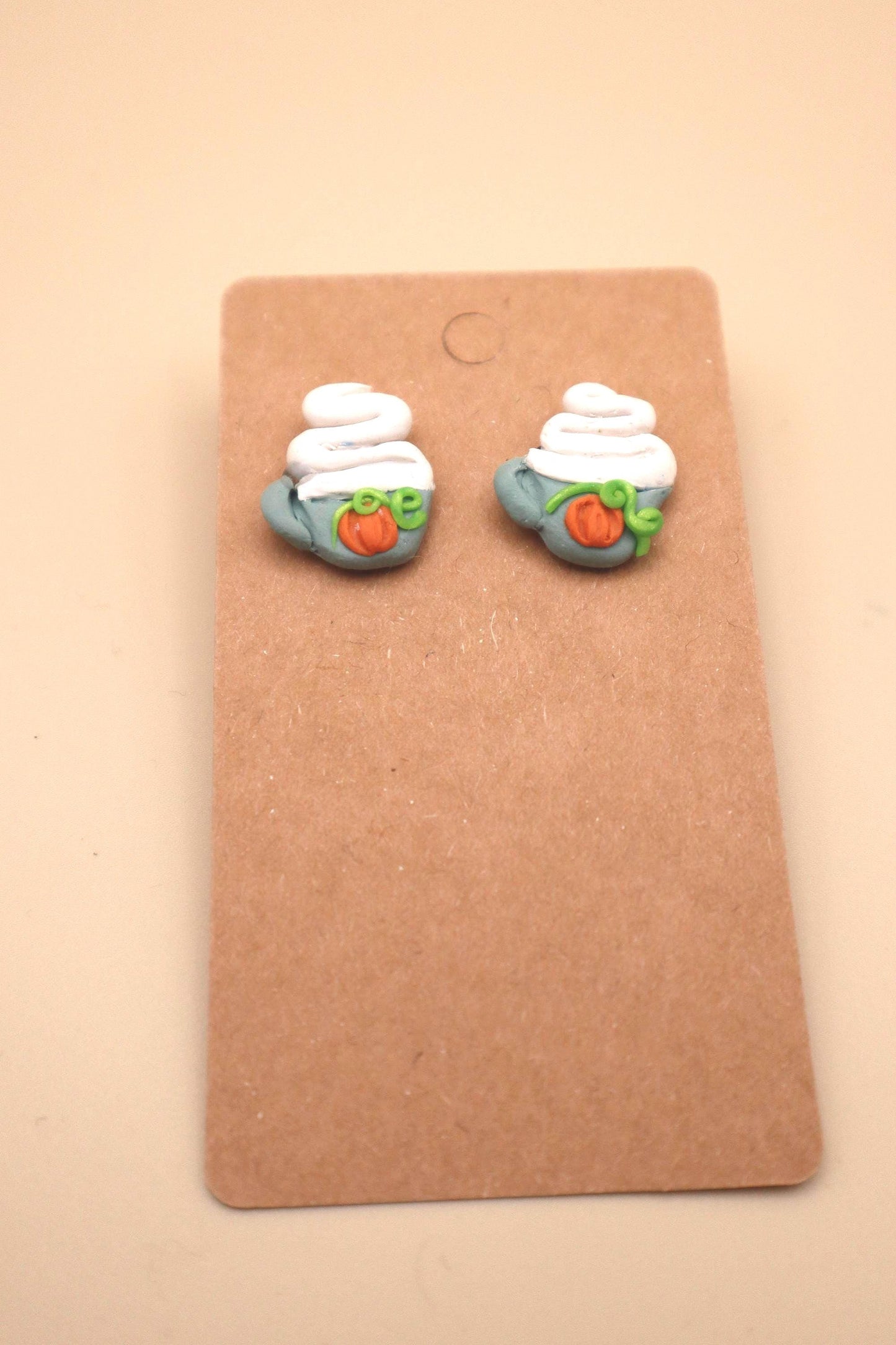 Pumpkin Spice Latte PSL Mug Stud Earrings