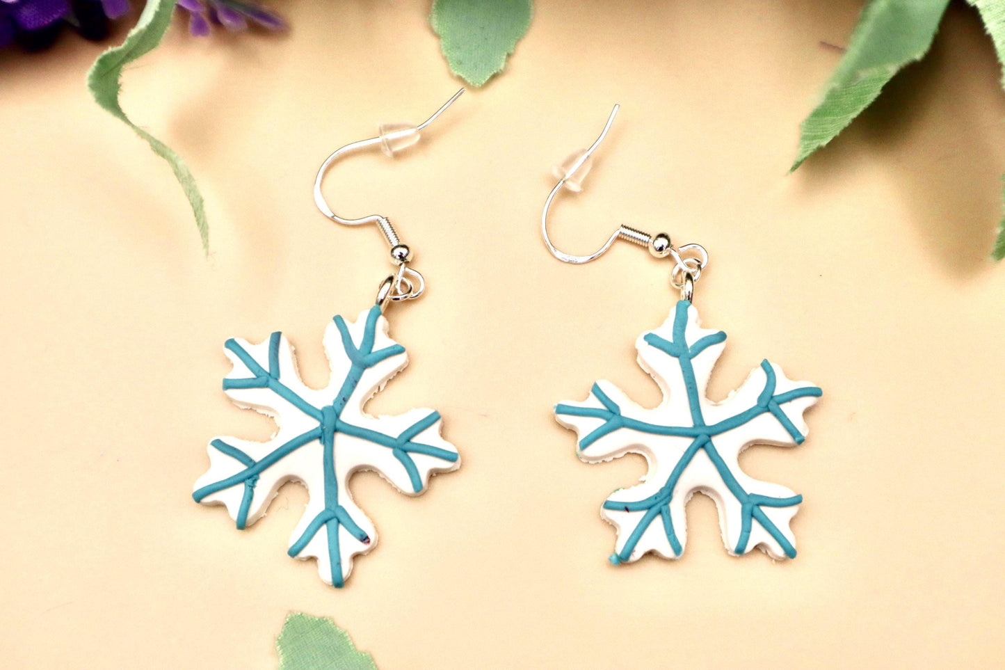 Snowflake Dangle Earrings