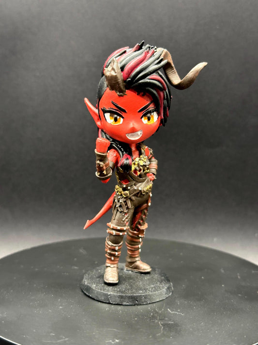 Baldur's Gate 3 Karlach Chibi Figurine, 106mm