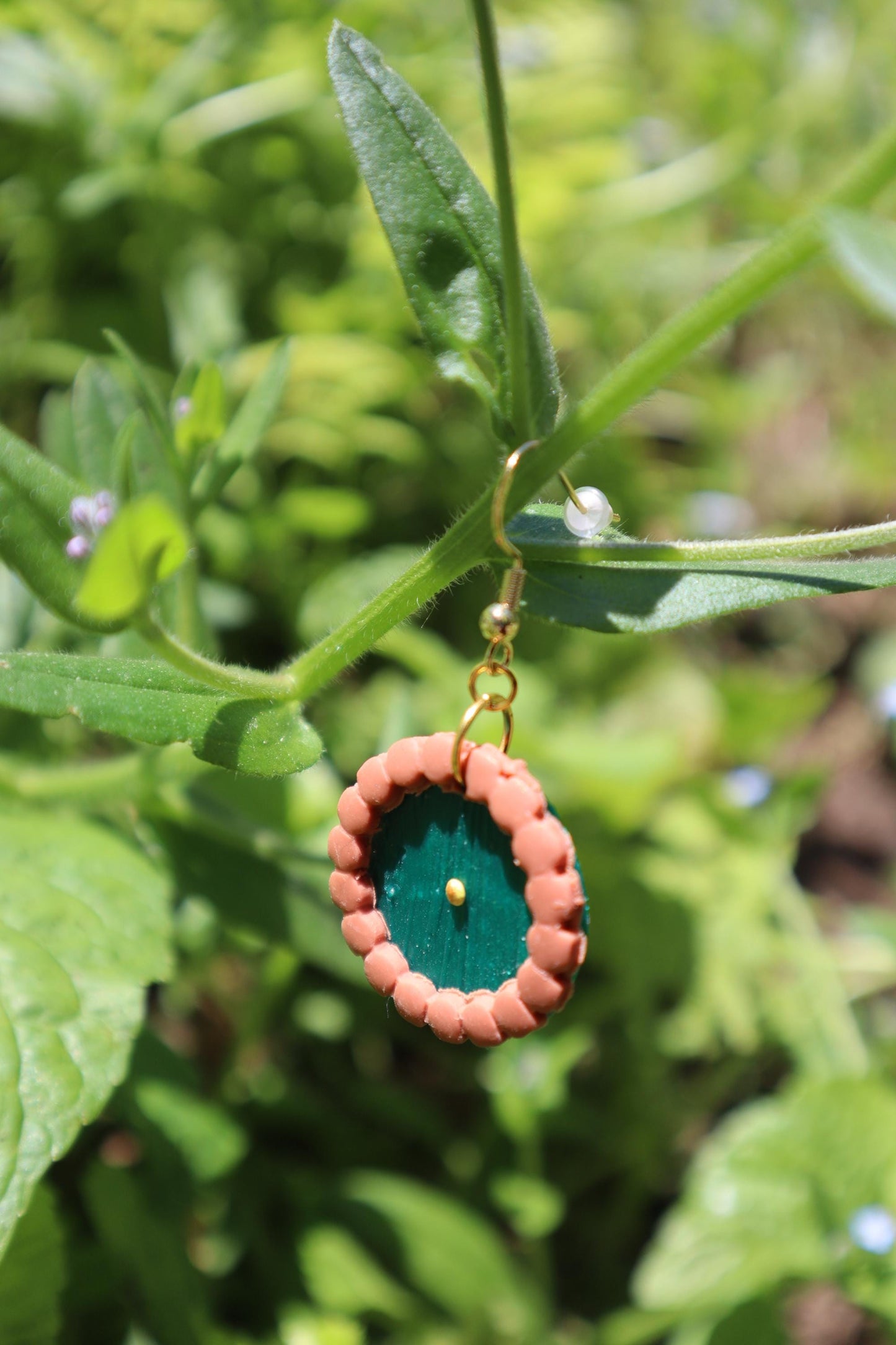 Halfling Door Earrings – Polymer Clay Hobbit Jewelry, LOTR Inspired