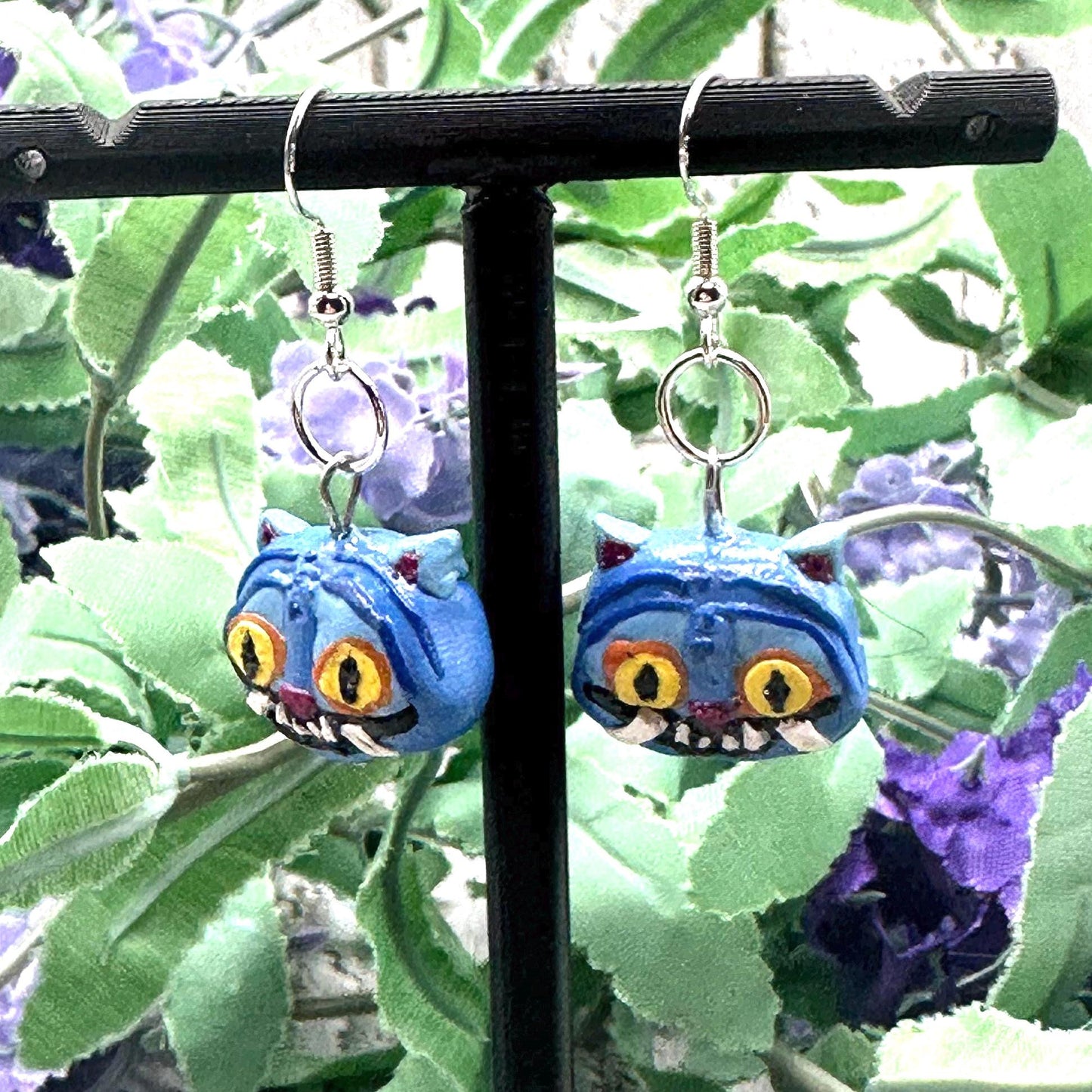 Handmade Derpy Tiger Earrings | Kpop Demon Hunter Jewelry