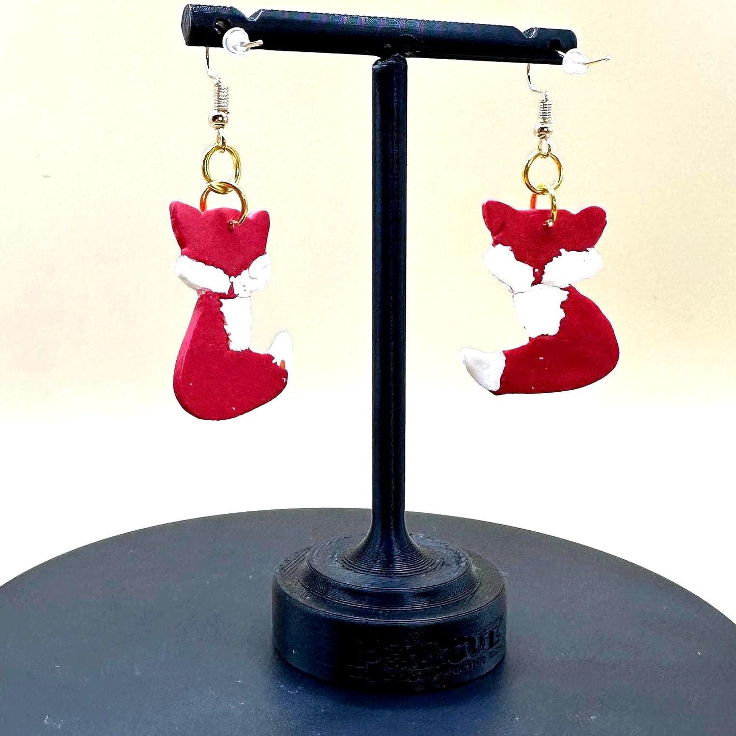 Red Fox Dangle Earrings