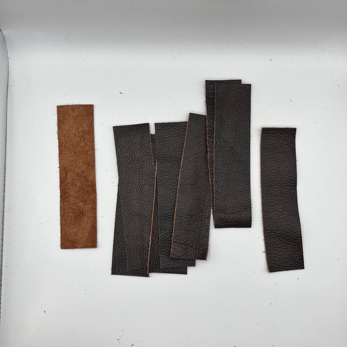 Upcycled Italian Leather Bookmark | Handmade Minimalist Page Marker