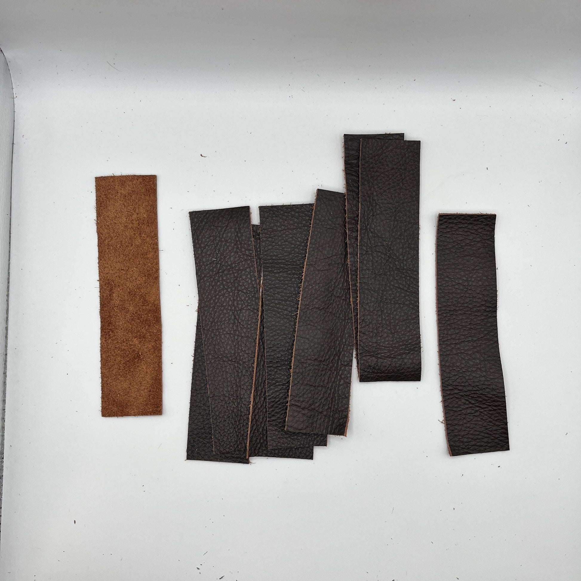 Upcycled Italian Leather Bookmark | Handmade Minimalist Page Marker