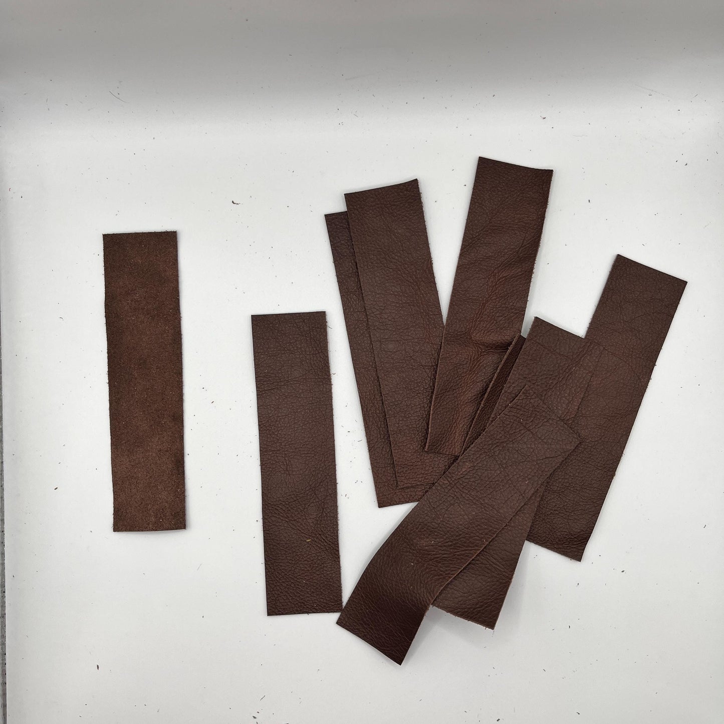 Upcycled Italian Leather Bookmark | Handmade Minimalist Page Marker