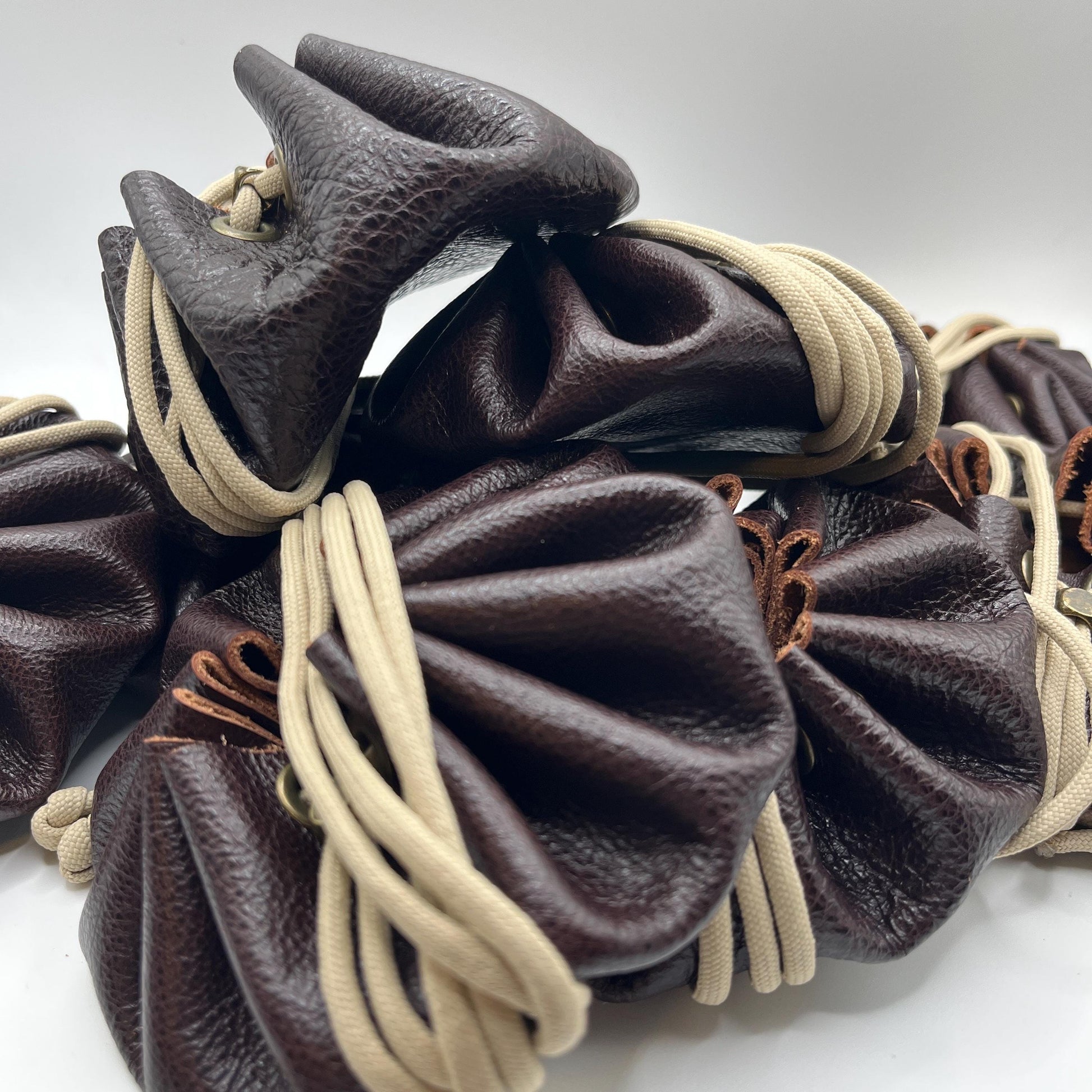Mini Handmade Leather Bag | Fun-Sized D&D Dice Pouch, Gift for Gamers