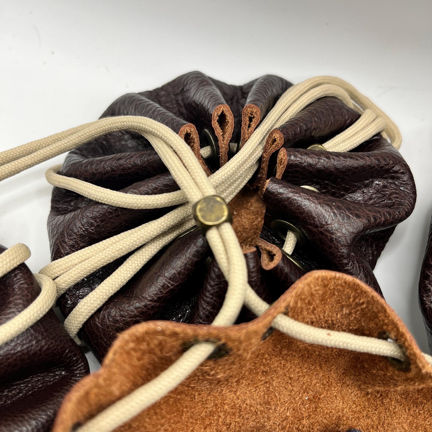 Mini Handmade Leather Bag | Fun-Sized D&D Dice Pouch, Gift for Gamers