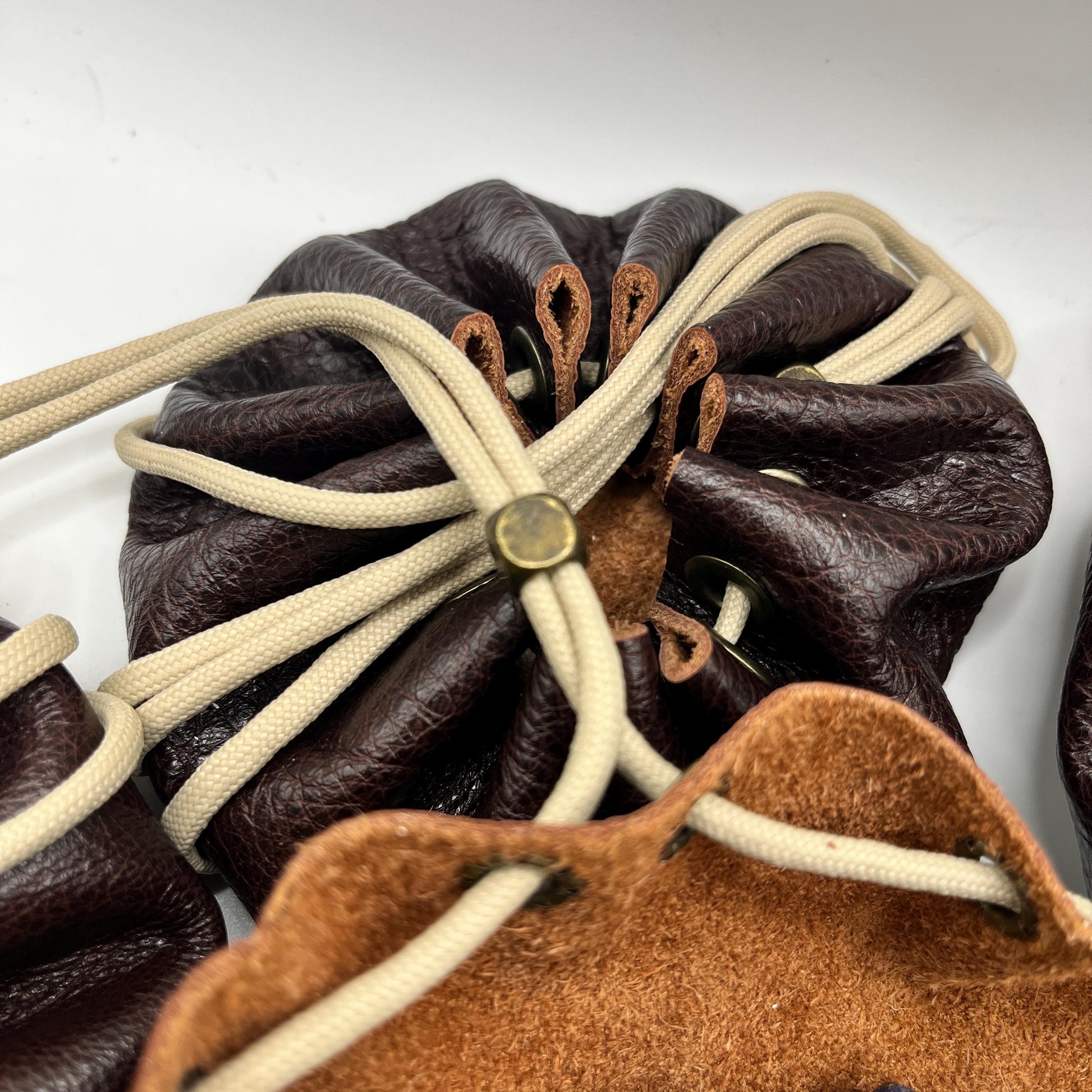 Mini Handmade Leather Bag | Fun-Sized D&D Dice Pouch, Gift for Gamers