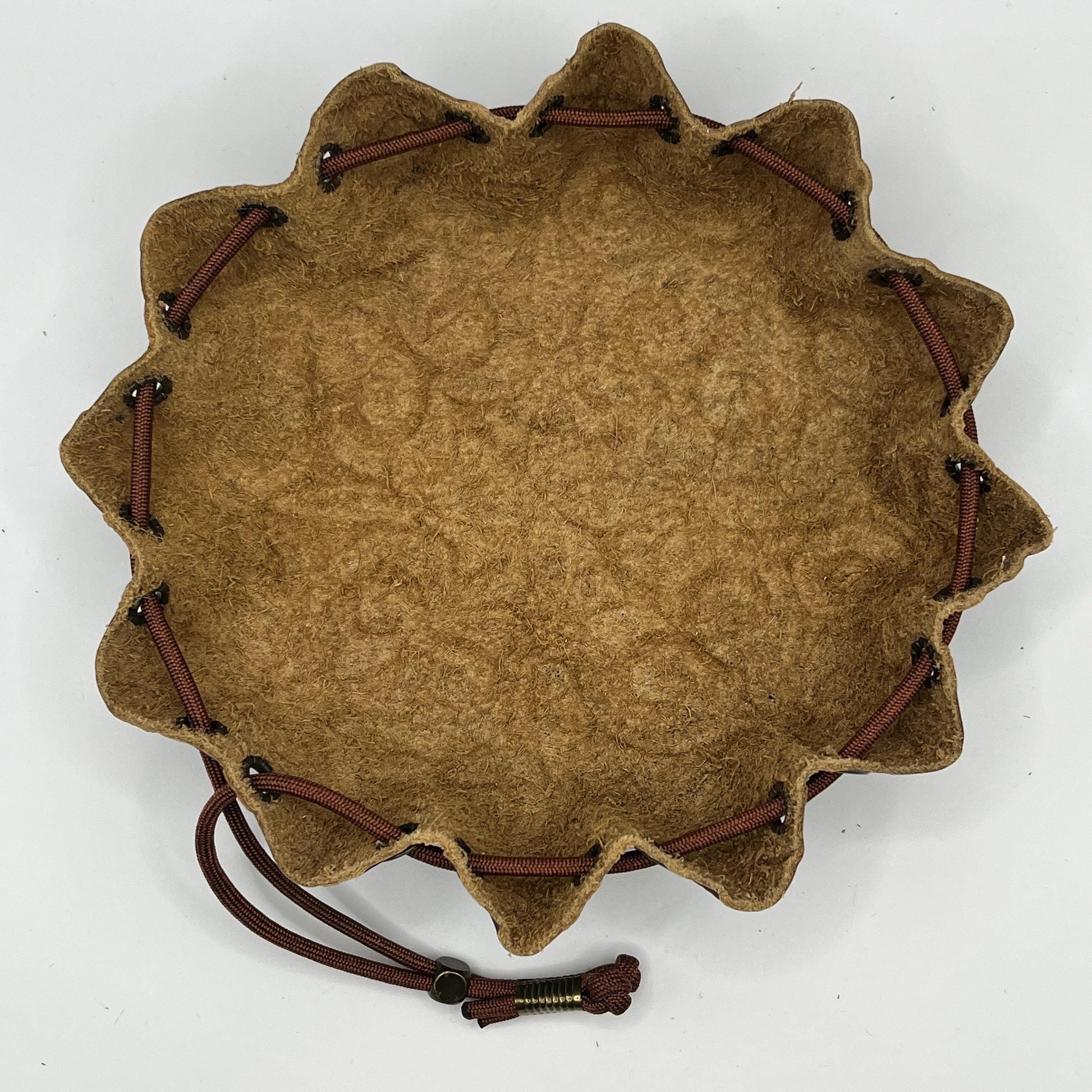Handmade Mini Dice Bag | Upcycled Italian Leather D&D Pouch