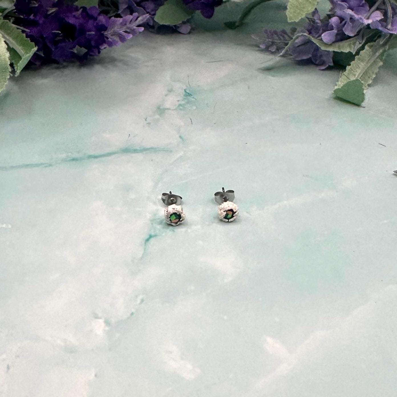 California Roll Sushi inspired Stud Earrings