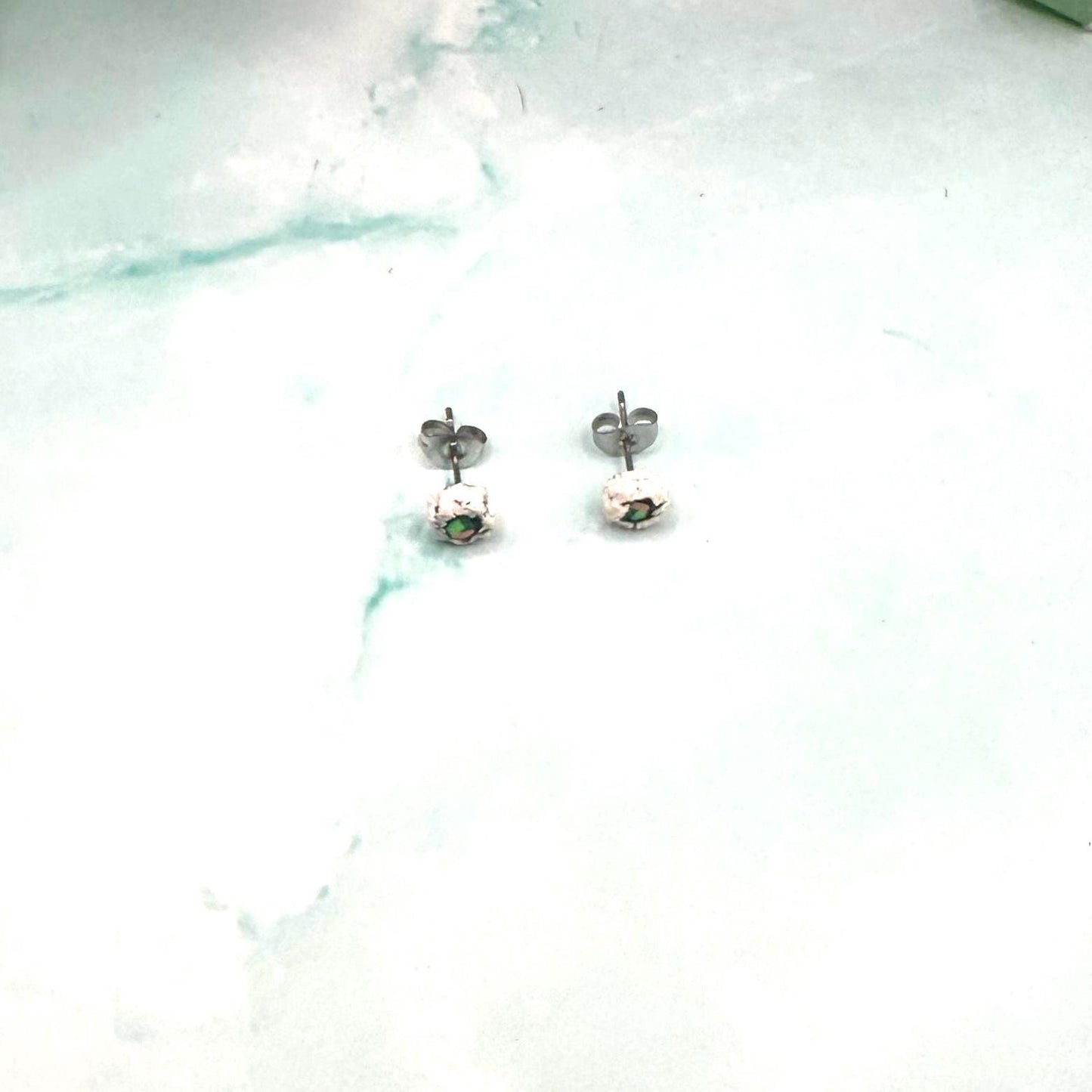 California Roll Sushi inspired Stud Earrings