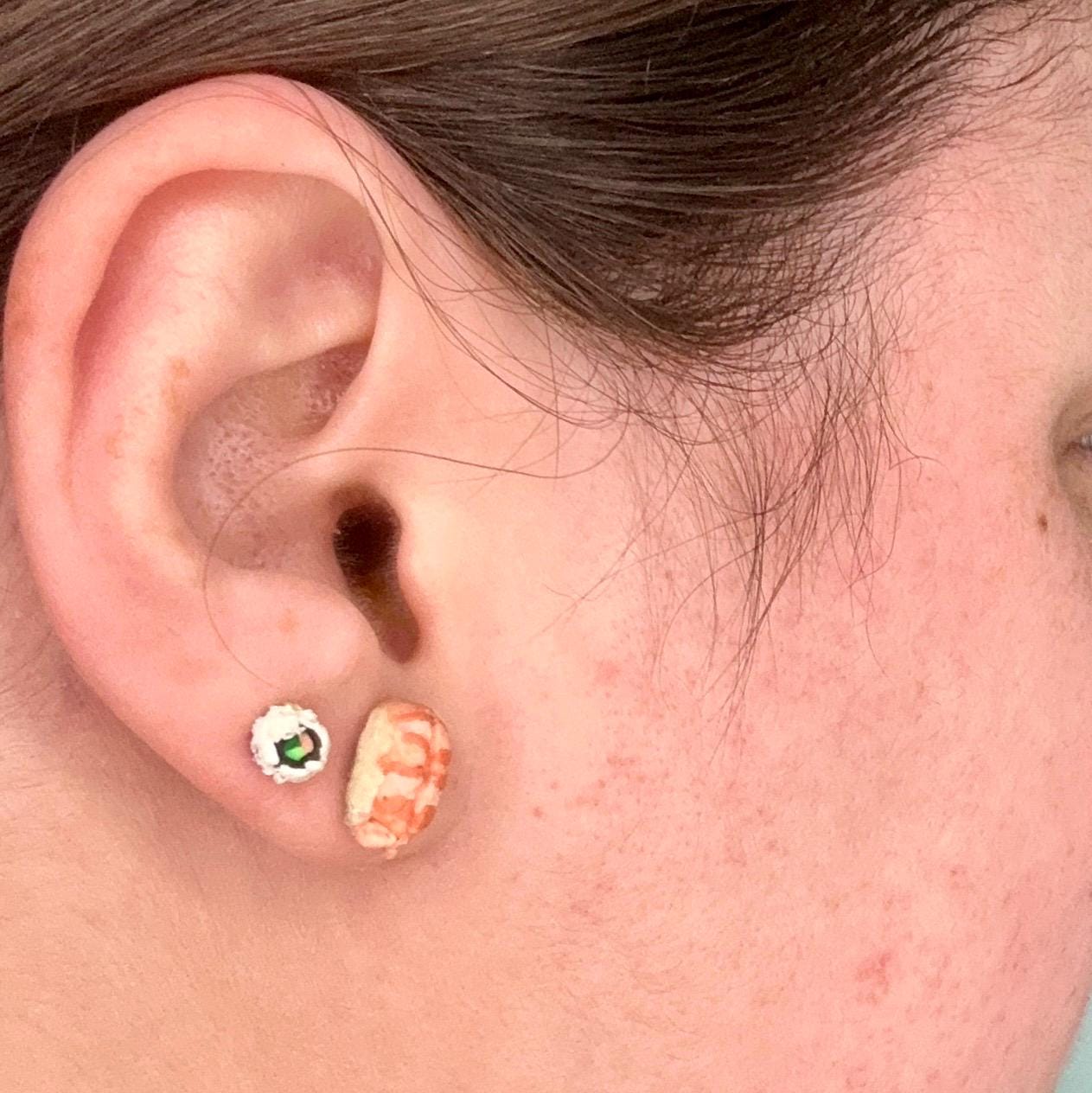 Sushi inspired Stud Earrings Set