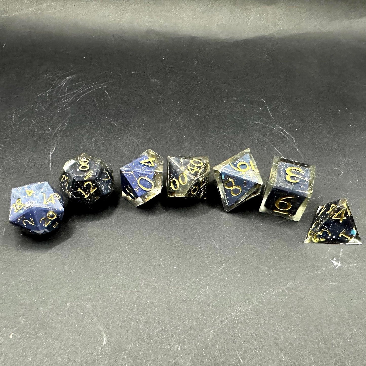 Astrology Constellation Dice Set, Zodiac Celestial RPG DnD Polyhedral Galaxy