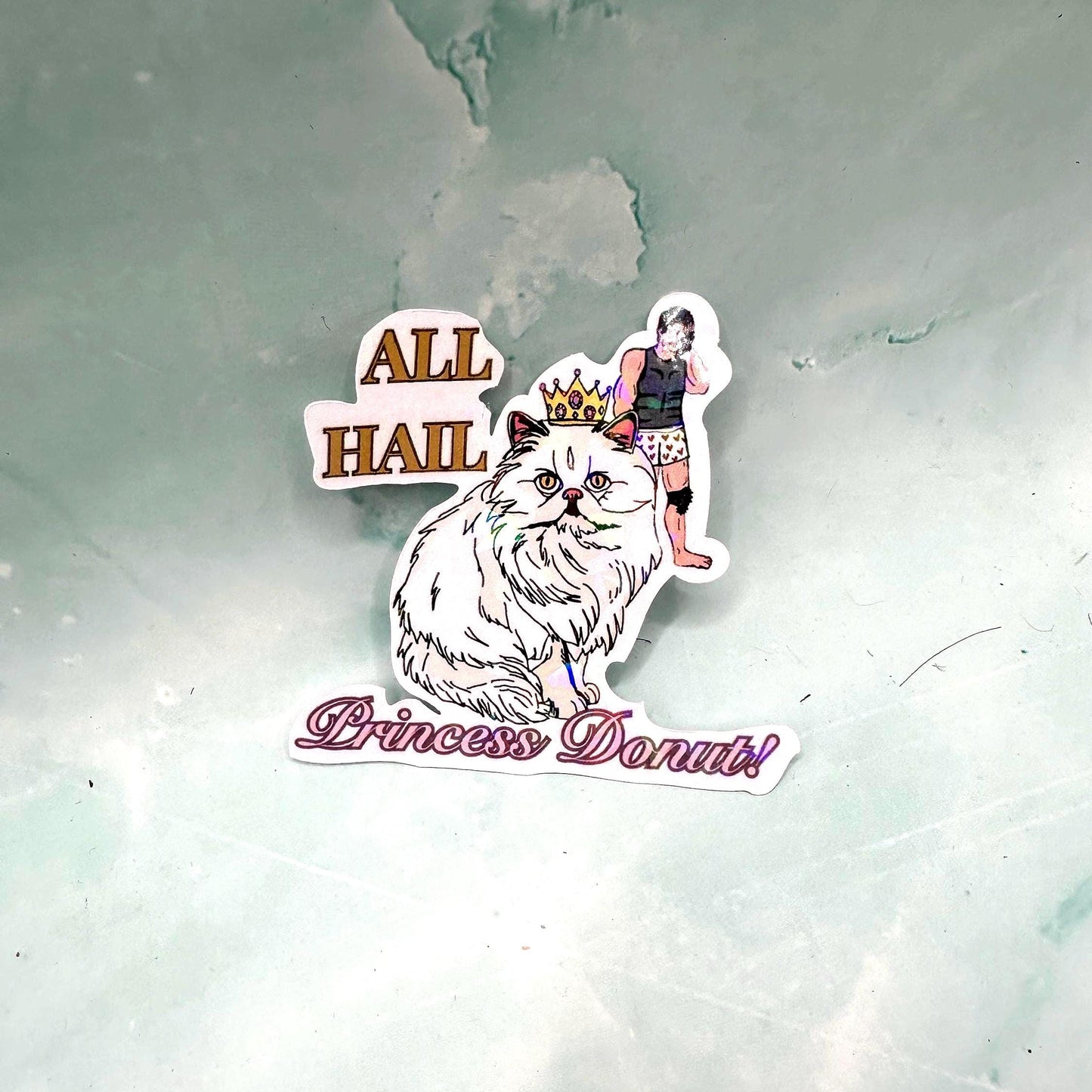 All Hail Princess Donut Sticker Dungeon Crawler Carl Fan Art | Funny Gamer Gift | RPG